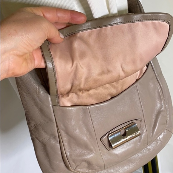 Coach Kristin 19293 Gray Leather Crossbody Bag - Picture 10 of 14